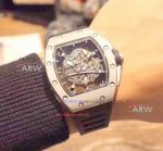 Perfect Replica Richard Mille AAA Yohan Blake Skeleton RM61-01 All Black Mens Watches